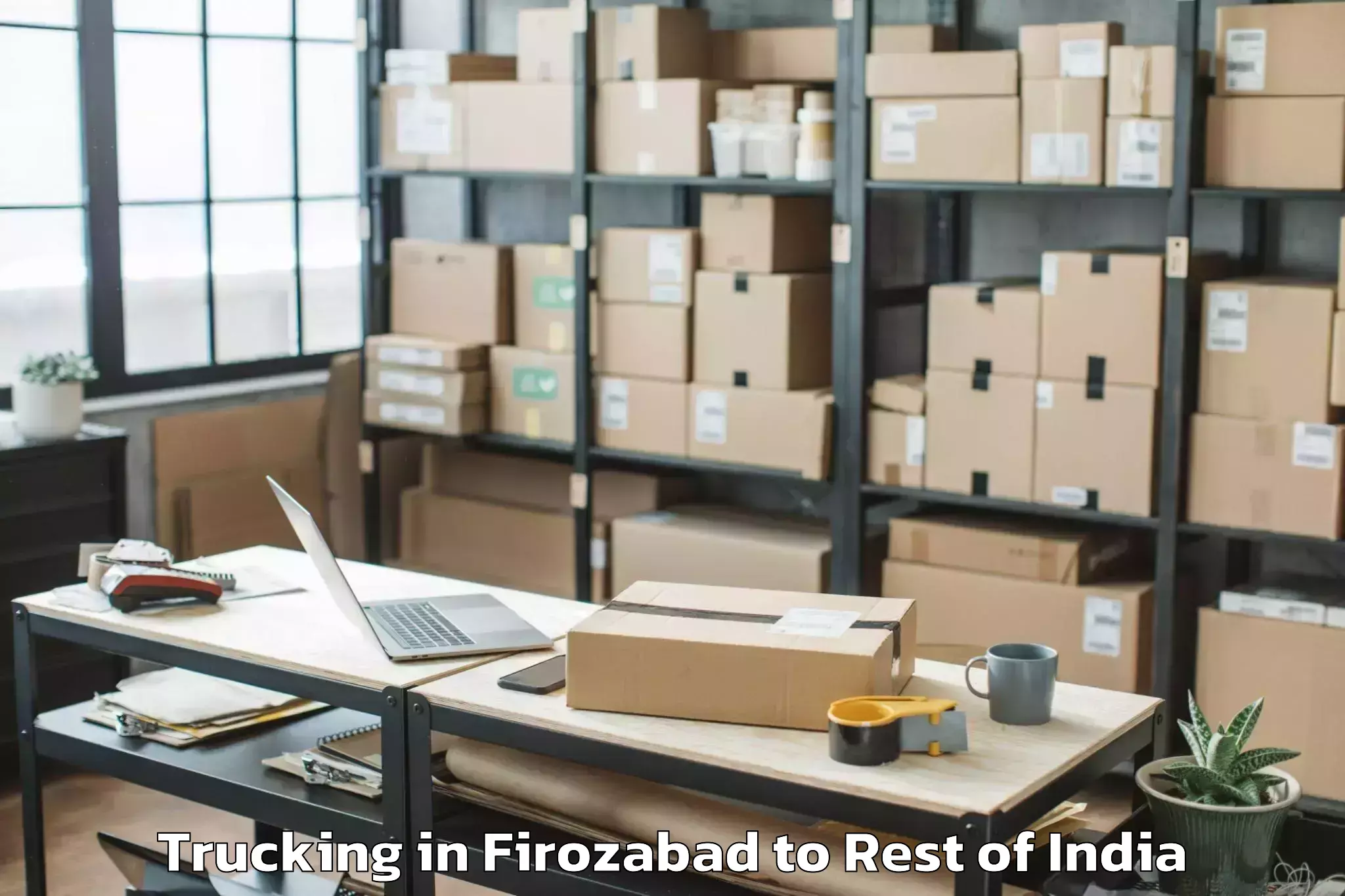 Reliable Firozabad to Attayampatti Trucking